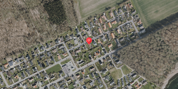 Oversvømmelsesrisiko fra vandløb på Erikkevej 21, 5700 Svendborg
