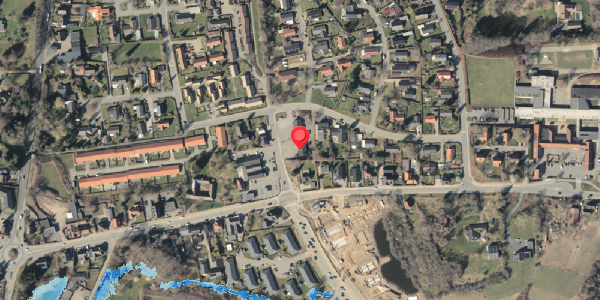 Oversvømmelsesrisiko fra vandløb på Centret 1, . 2, 5462 Morud