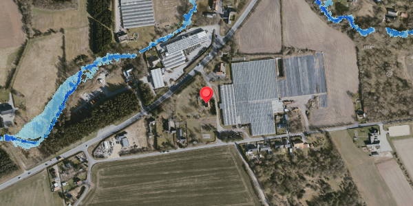 Oversvømmelsesrisiko fra vandløb på Frankfrivej 1, . , 5690 Tommerup
