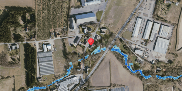 Oversvømmelsesrisiko fra vandløb på Hellevad 3, 5690 Tommerup