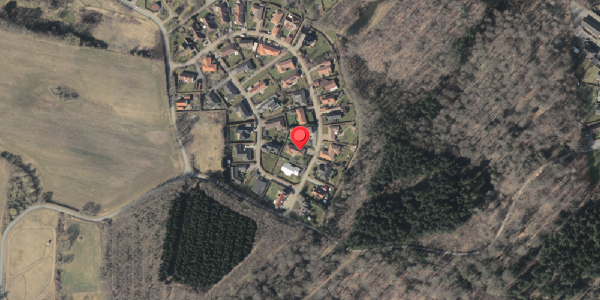 Oversvømmelsesrisiko fra vandløb på Kildebjerggård 21, 5690 Tommerup