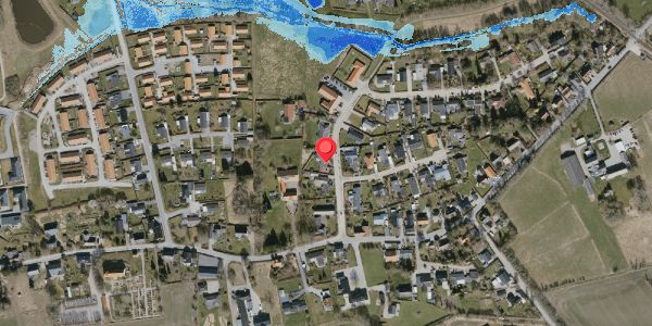 Oversvømmelsesrisiko fra vandløb på Brovej 5, 5792 Årslev