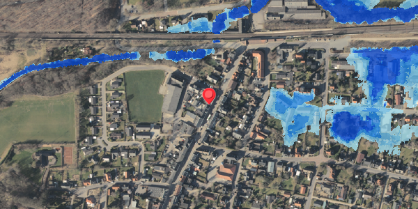 Oversvømmelsesrisiko fra vandløb på Bredgade 12, 5560 Aarup