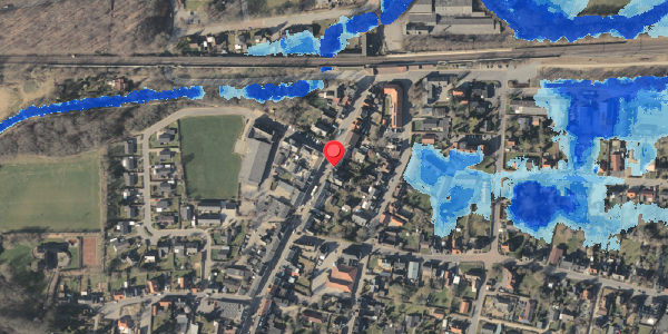 Oversvømmelsesrisiko fra vandløb på Bredgade 15, 5560 Aarup