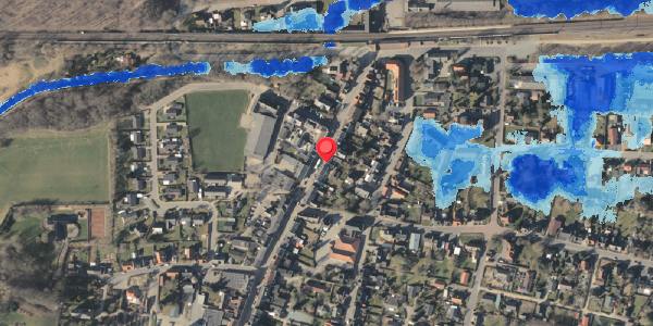 Oversvømmelsesrisiko fra vandløb på Bredgade 21, 5560 Aarup