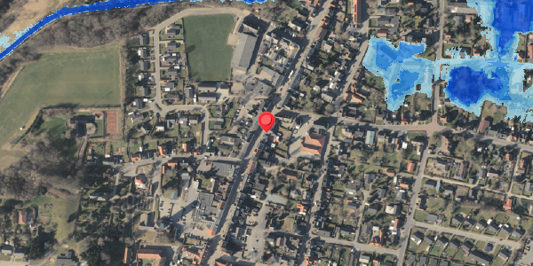 Oversvømmelsesrisiko fra vandløb på Bredgade 31, 5560 Aarup