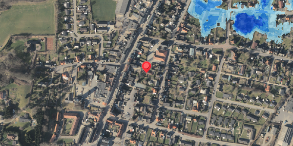 Oversvømmelsesrisiko fra vandløb på Fredensgade 4C, . , 5560 Aarup