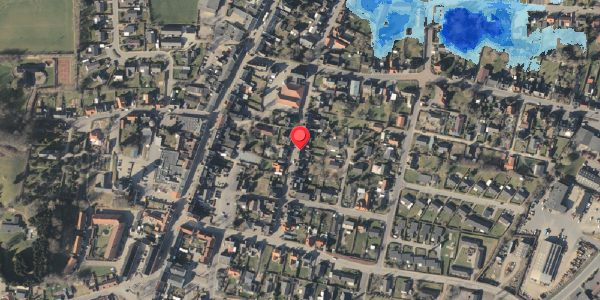 Oversvømmelsesrisiko fra vandløb på Fredensgade 9, 5560 Aarup