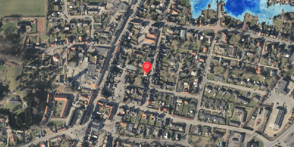 Oversvømmelsesrisiko fra vandløb på Fredensgade 10, 5560 Aarup