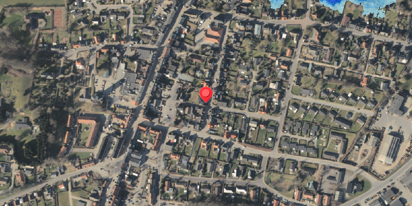 Oversvømmelsesrisiko fra vandløb på Fredensgade 12, . , 5560 Aarup