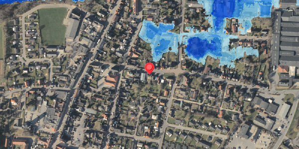 Oversvømmelsesrisiko fra vandløb på Holmelund 8, 5560 Aarup