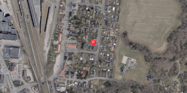 Oversvømmelsesrisiko fra vandløb på Hasselhaven 9, 6330 Padborg