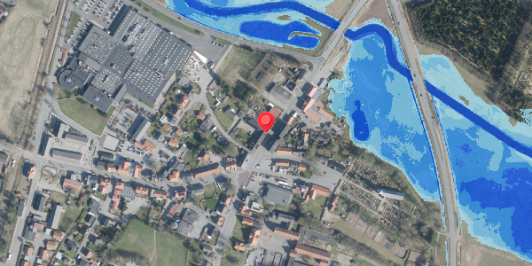 Oversvømmelsesrisiko fra vandløb på Brogade 7B, 6261 Bredebro