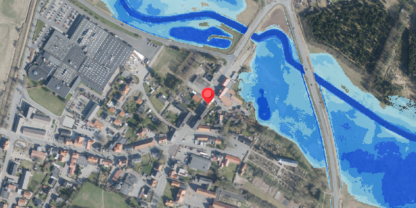 Oversvømmelsesrisiko fra vandløb på Brogade 8, 6261 Bredebro