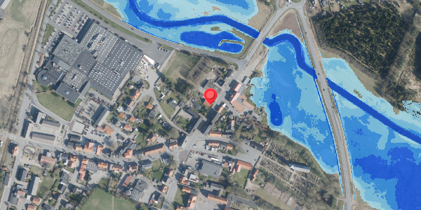 Oversvømmelsesrisiko fra vandløb på Brogade 11, 6261 Bredebro