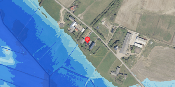 Oversvømmelsesrisiko fra vandløb på Lunde 5, 6261 Bredebro
