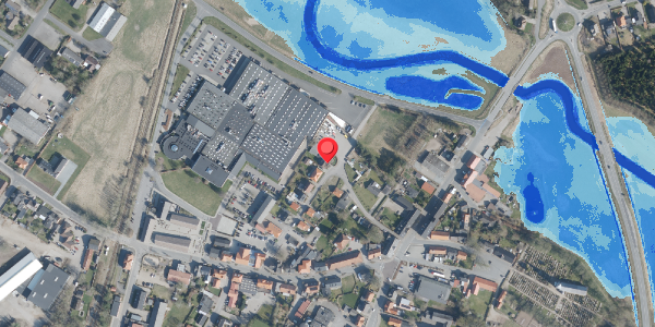 Oversvømmelsesrisiko fra vandløb på Nygade 17, . , 6261 Bredebro