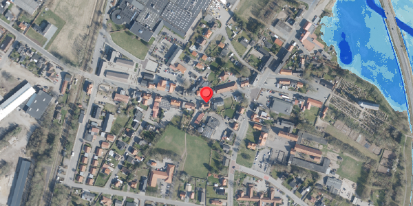 Oversvømmelsesrisiko fra vandløb på Storegade 28, . , 6261 Bredebro