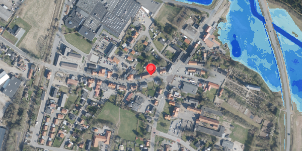 Oversvømmelsesrisiko fra vandløb på Storegade 35C, . , 6261 Bredebro