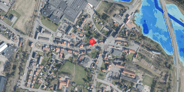 Oversvømmelsesrisiko fra vandløb på Storegade 35D, . , 6261 Bredebro