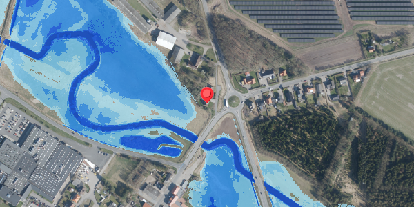 Oversvømmelsesrisiko fra vandløb på Svanstrup 1, 6261 Bredebro