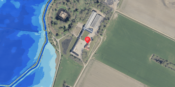 Oversvømmelsesrisiko fra vandløb på Trøjborgvej 21, . , 6261 Bredebro