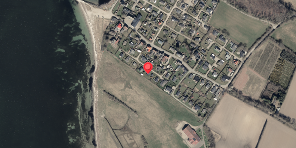 Oversvømmelsesrisiko fra vandløb på Guldgruben 3, 6310 Broager