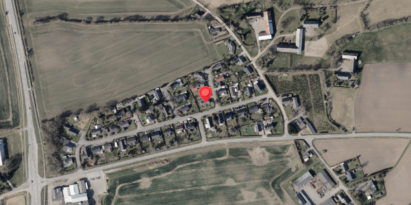 Oversvømmelsesrisiko fra vandløb på Irisvej 1, 6100 Haderslev