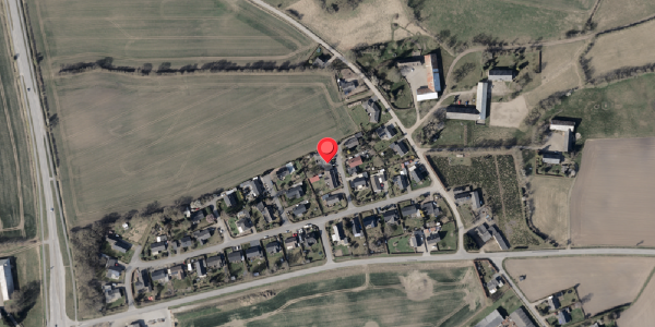 Oversvømmelsesrisiko fra vandløb på Irisvej 5, 6100 Haderslev