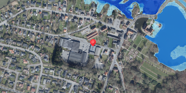 Oversvømmelsesrisiko fra vandløb på Fabriksvej 5, 6510 Gram