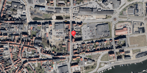 Oversvømmelsesrisiko fra vandløb på Allegade 6, 6100 Haderslev