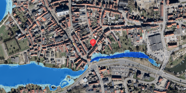Oversvømmelsesrisiko fra vandløb på Badstuegade 3, . , 6100 Haderslev