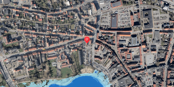 Oversvømmelsesrisiko fra vandløb på Borgervænget 13, . , 6100 Haderslev