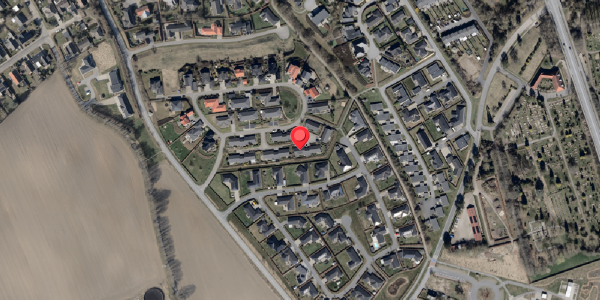Oversvømmelsesrisiko fra vandløb på Bragesvej 39, 6100 Haderslev