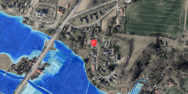 Oversvømmelsesrisiko fra vandløb på Egedal 4, 6100 Haderslev