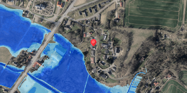 Oversvømmelsesrisiko fra vandløb på Egedal 6, . , 6100 Haderslev