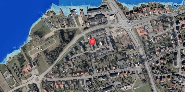 Oversvømmelsesrisiko fra vandløb på Frejas Have 3, 6100 Haderslev
