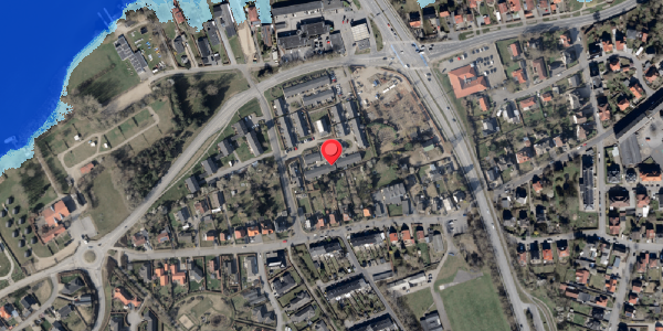 Oversvømmelsesrisiko fra vandløb på Frejas Have 8, 6100 Haderslev