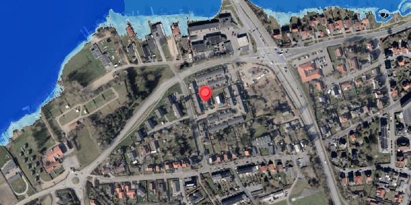 Oversvømmelsesrisiko fra vandløb på Frejas Have 37, 6100 Haderslev