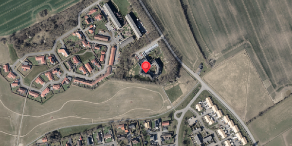 Oversvømmelsesrisiko fra vandløb på Fælleshave 14, 6100 Haderslev