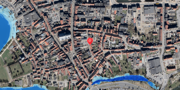 Oversvømmelsesrisiko fra vandløb på Katsund 8A, 6100 Haderslev