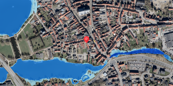 Oversvømmelsesrisiko fra vandløb på Klosteret 3B, . , 6100 Haderslev