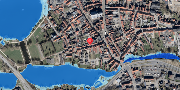 Oversvømmelsesrisiko fra vandløb på Klosteret 8, 6100 Haderslev