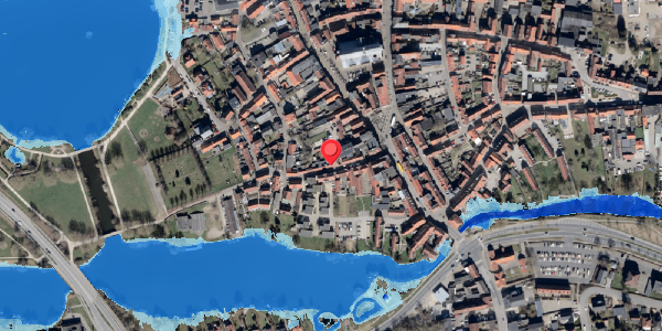 Oversvømmelsesrisiko fra vandløb på Klosteret 10, . , 6100 Haderslev