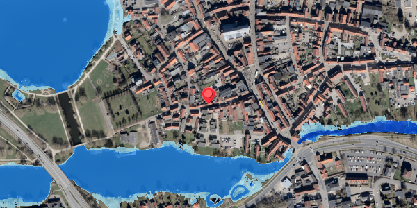 Oversvømmelsesrisiko fra vandløb på Klosteret 14, . , 6100 Haderslev