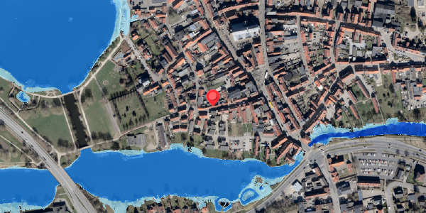 Oversvømmelsesrisiko fra vandløb på Klosteret 16, . , 6100 Haderslev