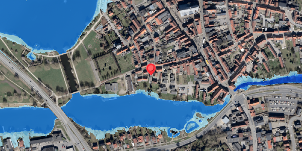Oversvømmelsesrisiko fra vandløb på Klosteret 19, . , 6100 Haderslev