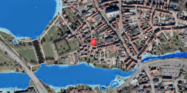 Oversvømmelsesrisiko fra vandløb på Klosteret 22, . , 6100 Haderslev