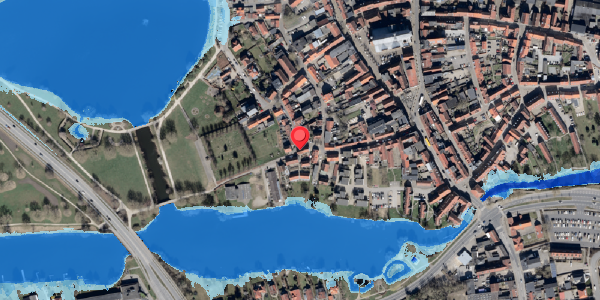 Oversvømmelsesrisiko fra vandløb på Klosteret 23A, . , 6100 Haderslev