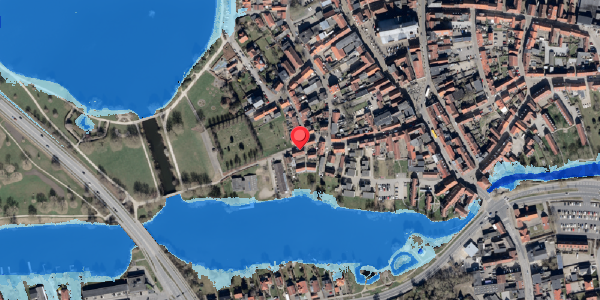 Oversvømmelsesrisiko fra vandløb på Klosteret 25A, . , 6100 Haderslev